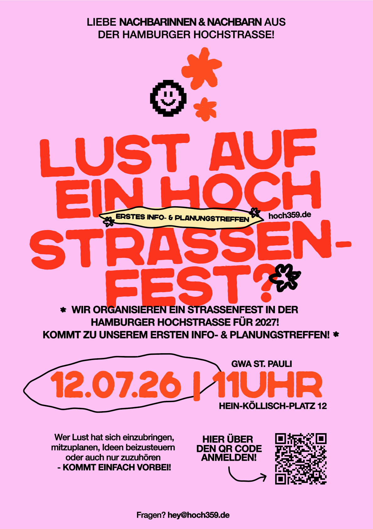 Hoch359 Strassenfest Flyer